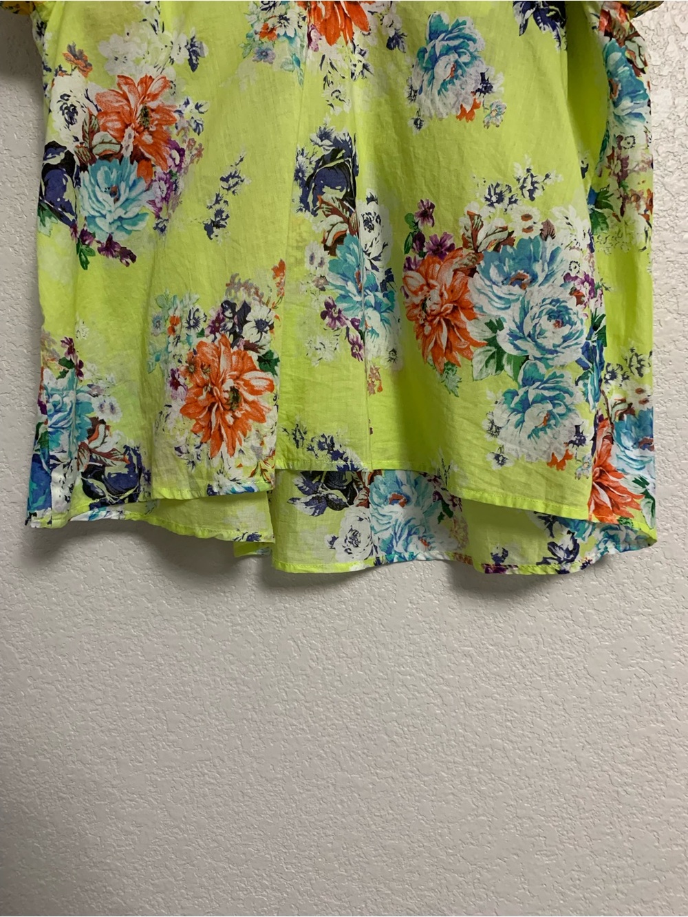 Aratta Silent Journey Shirt Top Blouse Womens M Floral Sheer Lightweight Boho - Picture 8 of 16